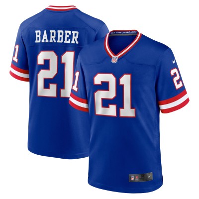 Игровая джерси Tiki Barber New York Giants Nike Classic Retired - Royal