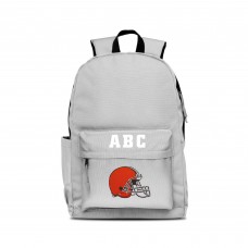 Cleveland Browns MOJO Personalized Campus Laptop Backpack - Gray