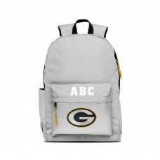 Green Bay Packers MOJO Personalized Campus Laptop Backpack - Gray