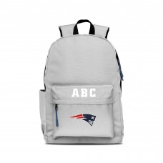 New England Patriots MOJO Personalized Campus Laptop Backpack - Gray