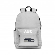 Seattle Seahawks MOJO Personalized Campus Laptop Backpack - Gray