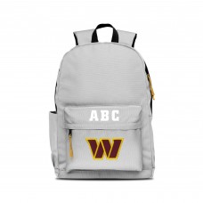 Washington Commanders MOJO Personalized Campus Laptop Backpack - Gray