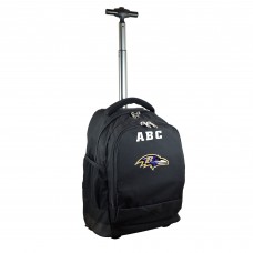 Рюкзак на колесах Baltimore Ravens MOJO 19 Personalized Premium - Black