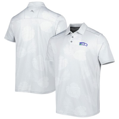 Поло Seattle Seahawks Tommy Bahama Throwback Delray Frond IslandZone - Gray
