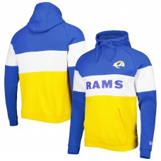Толстовка Los Angeles Rams New Era Colorblock Current - Gold/Royal
