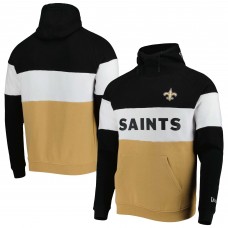 Толстовка New Orleans Saints New Era Colorblock Current - Gold