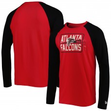 Футболка с длинным рукавом Atlanta Falcons New Era Current Raglan - Red