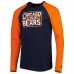 Футболка с длинным рукавом Chicago Bears New Era Current Raglan - Navy