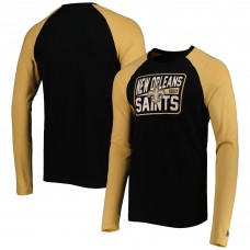 Футболка с длинным рукавом New Orleans Saints New Era Current Raglan - Black