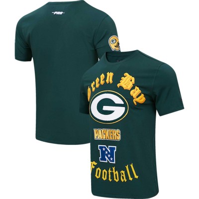 Футболка Green Bay Packers Pro Standard Old English - Green