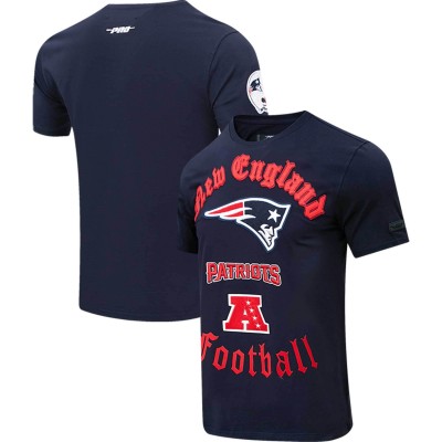 Футболка New England Patriots Pro Standard Old English - Navy