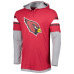 Футболка Arizona Cardinals New Era Cardinal Long Sleeve Hoodie