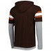 Лонгслив с капюшоном Cleveland Browns New Era - Brown