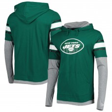 Лонгслив с капюшоном New York Jets New Era - Green