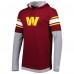 Лонгслив с капюшоном Washington Commanders New Era - Burgundy