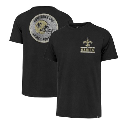 New Orleans Saints 47 Black Open Field Franklin T-Shirt