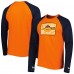 Футболка с длинным рукавом Chicago Bears New Era Throwback Raglan - Orange Футболка с длинным рукавом Chicago Bears New Era Throwback Raglan - Orange