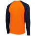 Футболка с длинным рукавом Chicago Bears New Era Throwback Raglan - Orange