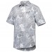Рубашка с коротким рукавом Philadelphia Eagles Tommy Bahama Coconut Point Playa Floral Camp IslandZone - Gray