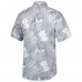 Рубашка с коротким рукавом Philadelphia Eagles Tommy Bahama Coconut Point Playa Floral Camp IslandZone - Gray