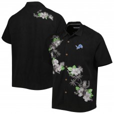 Detroit Lions Tommy Bahama Sport Azule Oasis Camp Button-Up Shirt - Black