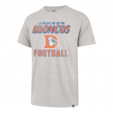 Футболка Denver Broncos 47 Brand Dozer Franklin - Heathered Gray