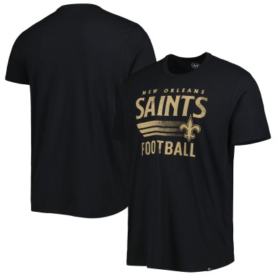 Футболка New Orleans Saints 47 Wordmark Rider Franklin - Black