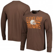 Футболка с длинным рукавом Cleveland Browns 47 Brand Wide Out Franklin - Brown