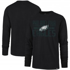 Футболка с длинным рукавом Philadelphia Eagles 47 Brand Wide Out Franklin - Black
