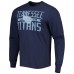 Футболка с длинным рукавом Tennessee Titans 47 Brand Wide Out Franklin - Navy