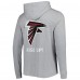Лонгслив с капюшоном Atlanta Falcons Vineyard Vines Local - Heathered Gray