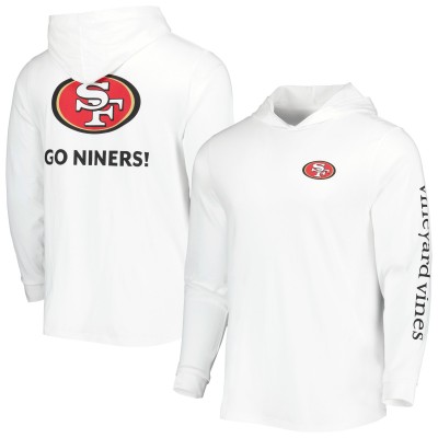 Кофта с капюшоном San Francisco 49ers Vineyard Vines Local - White