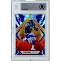 Autographed Indianapolis Colts Jonathan Taylor 2020 Panini Phoenix #118 Beckett Fanatics Witnessed Authenticated Rookie Card