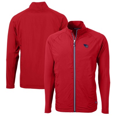 Кофта на молнии Tennessee Titans Cutter & Buck Team Adapt Eco Knit - Red