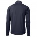 Green Bay Packers Cutter & Buck Navy Adapt Eco Knit Hybrid Recycled Quarter-Zip Pullover Top
