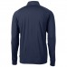 Кофта на короткой молнии Seattle Seahawks Cutter & Buck Team Adapt Eco Knit Hybrid Recycled - Navy