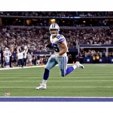 Unsigned Dallas Cowboys Dalton Schultz Fanatics Authentic Makes Touchdown Catch Photograph