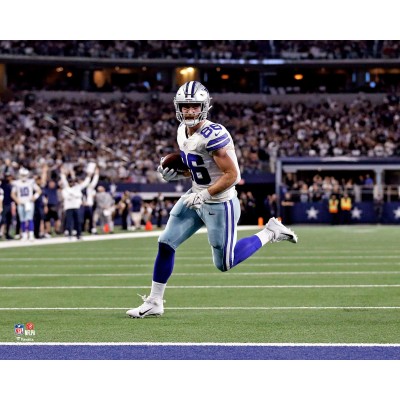 Unsigned Dallas Cowboys Dalton Schultz Fanatics Authentic Makes Touchdown Catch Photograph