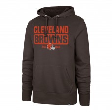 Толстовка Cleveland Browns 47 Box Out Headline - Brown