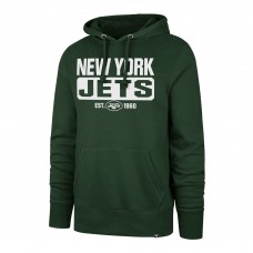 Толстовка New York Jets 47 Box Out Headline - Green
