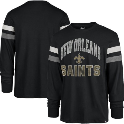 Футболка с длинным рукавом New Orleans Saints 47 Irving - Black