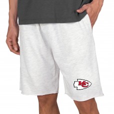 Kansas City Chiefs Concepts Sport Mainstream Terry Shorts - Oatmeal