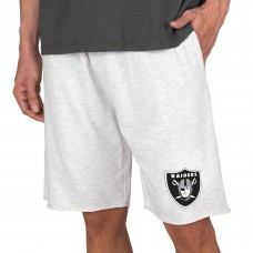 Las Vegas Raiders Concepts Sport Mainstream Terry Shorts - Oatmeal