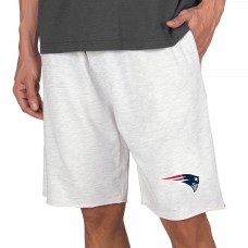 New England Patriots Concepts Sport Mainstream Terry Shorts - Oatmeal