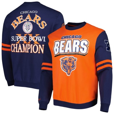 Свитер Chicago Bears Mitchell & Ness All Over 2.0 - Orange