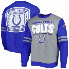 Свитер Indianapolis Colts Mitchell & Ness All Over 2.0 - Heather Gray