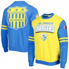 Свитер Los Angeles Chargers Mitchell & Ness All Over 2.0 - Gold