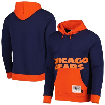 Толстовка Chicago Bears Mitchell & Ness Big Face 5.0 - Navy