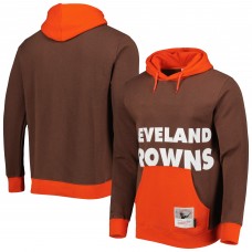 Толстовка Cleveland Browns Mitchell & Ness Big Face 5.0 - Brown
