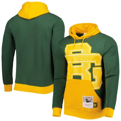 Толстовка Green Bay Packers Mitchell & Ness Big Face 5.0 - Green